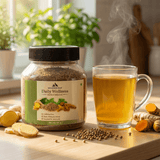 Mountain Haat Daily Wellness Herbal Infusion | Caffeine-Free Ayurvedic Herbal Tea Blend | Himalayan Wellness Drink | 150g