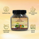 Mountain Haat Himalayan Immunity Blend | Caffeine-Free Herbal Tea | Ayurvedic Wellness Infusion | 100g