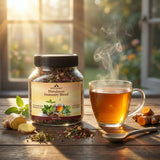 Mountain Haat Himalayan Immunity Blend | Caffeine-Free Herbal Tea | Ayurvedic Wellness Infusion | 100g