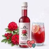 Mountain Haat Buransh Squash (Rhododendron Flower Drink) – 500ml | Sweetened with Honey, No Added Sugar, No Added Color Mountain Haat