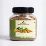Mountain Haat Daily Wellness Herbal Infusion | Caffeine-Free Ayurvedic Herbal Tea Blend | Himalayan Wellness Drink | 150g Mountain Haat